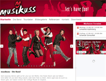 Tablet Screenshot of musikuss.com